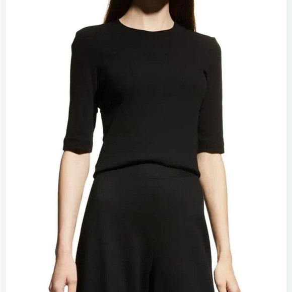 Rosetta Getty Classic Black Cotton Top - Picture 4 of 10